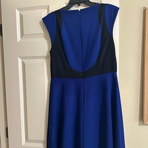 French connection classic size 12 blue and grey dress